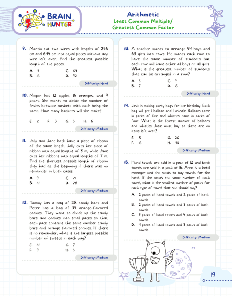 Math Practice Workbook For Grades 6-8 Math Practice Workbook For Grades 6-8