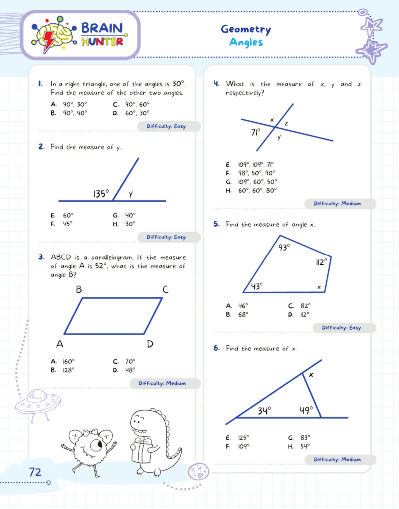 Math Practice Workbook For Grades 6-8 - ArgoPrep