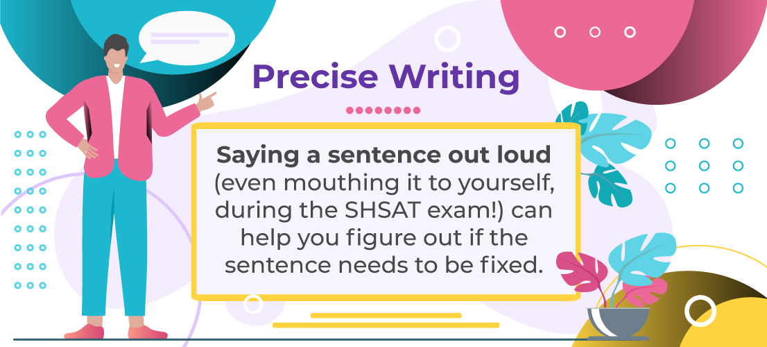 Precise Writing SHSAT