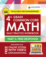 4th Grade CCSS Math FR Workbook cover image