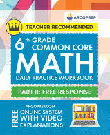 6th Grade CCSS Math FR Workbook cover image
