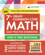7th Grade CCSS Math FR Workbook cover image