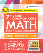 7th Grade CCSS Math MC Workbook cover image