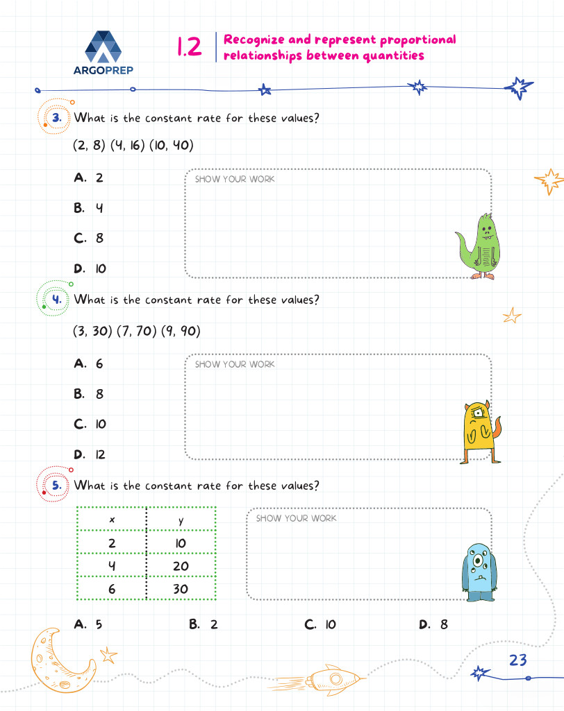 Introducing MATH! Grade 7 By ArgoPrep: 600+ Practice Questions - ArgoPrep