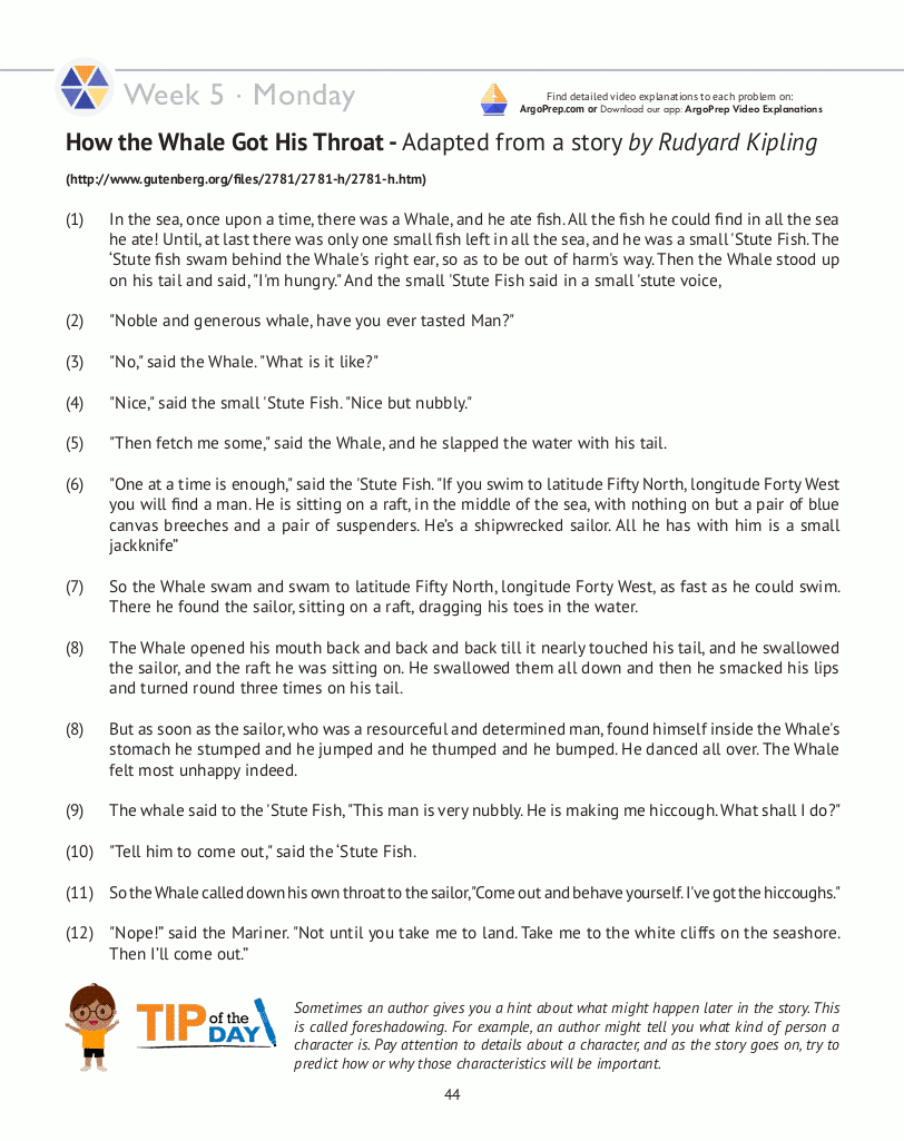 5th Grade Common Core ELA (English Language Arts): Daily Practice