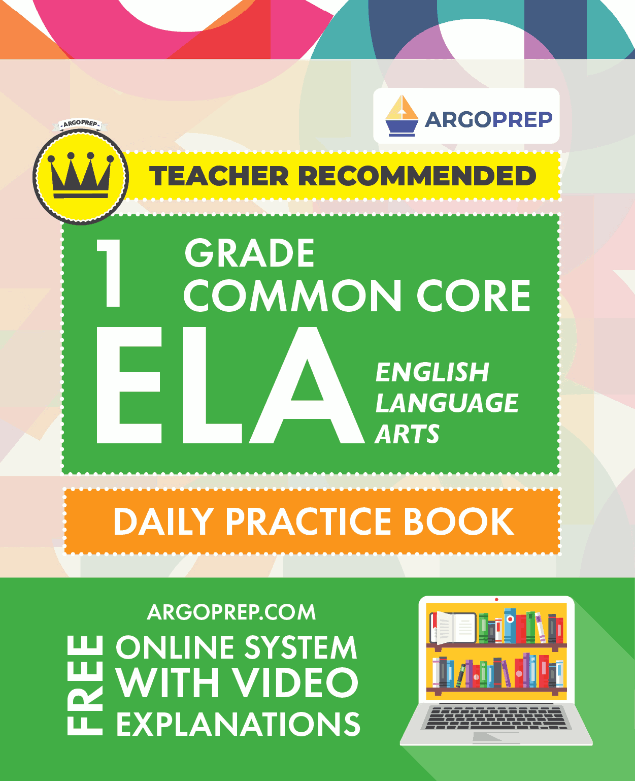 (English　Common　Arts)　Grade　ELA　Core　Language　ArgoPrep　1st　Workbook