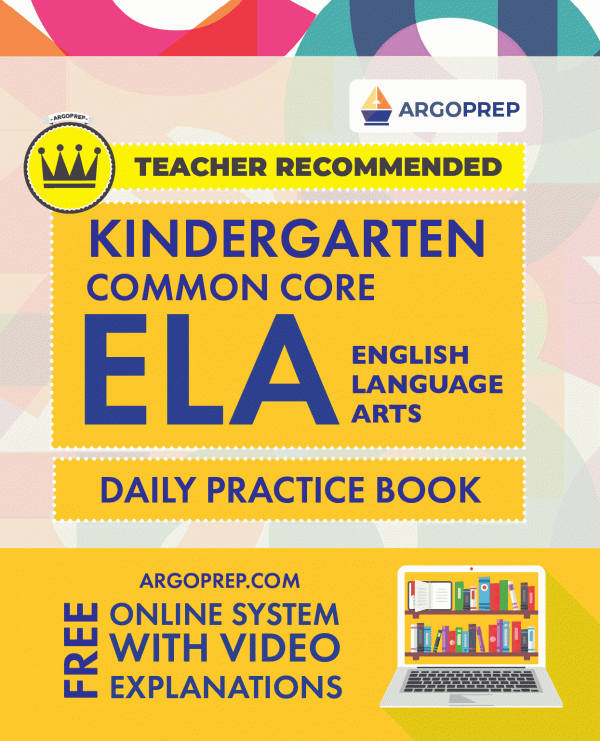 kindergarten ELA workbook cover 1