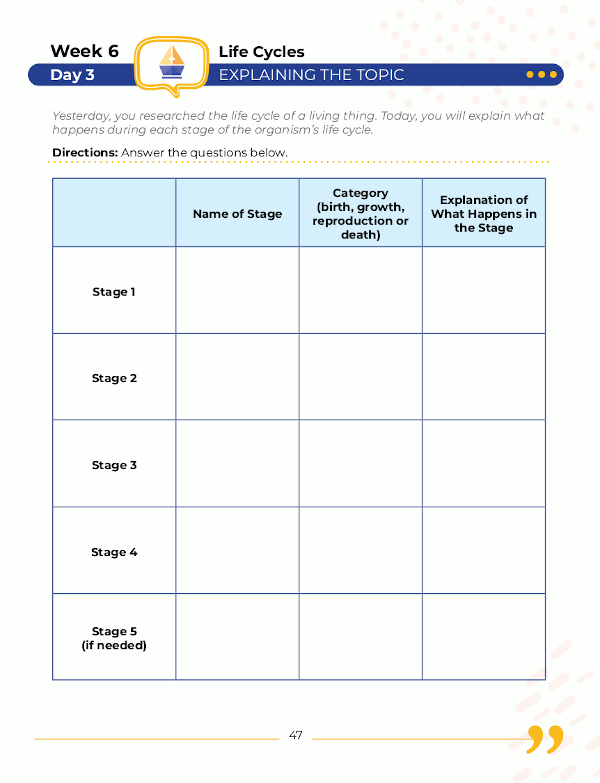 3rd Grade Science: Daily Practice Workbook | 20 Weeks of Fun Activities