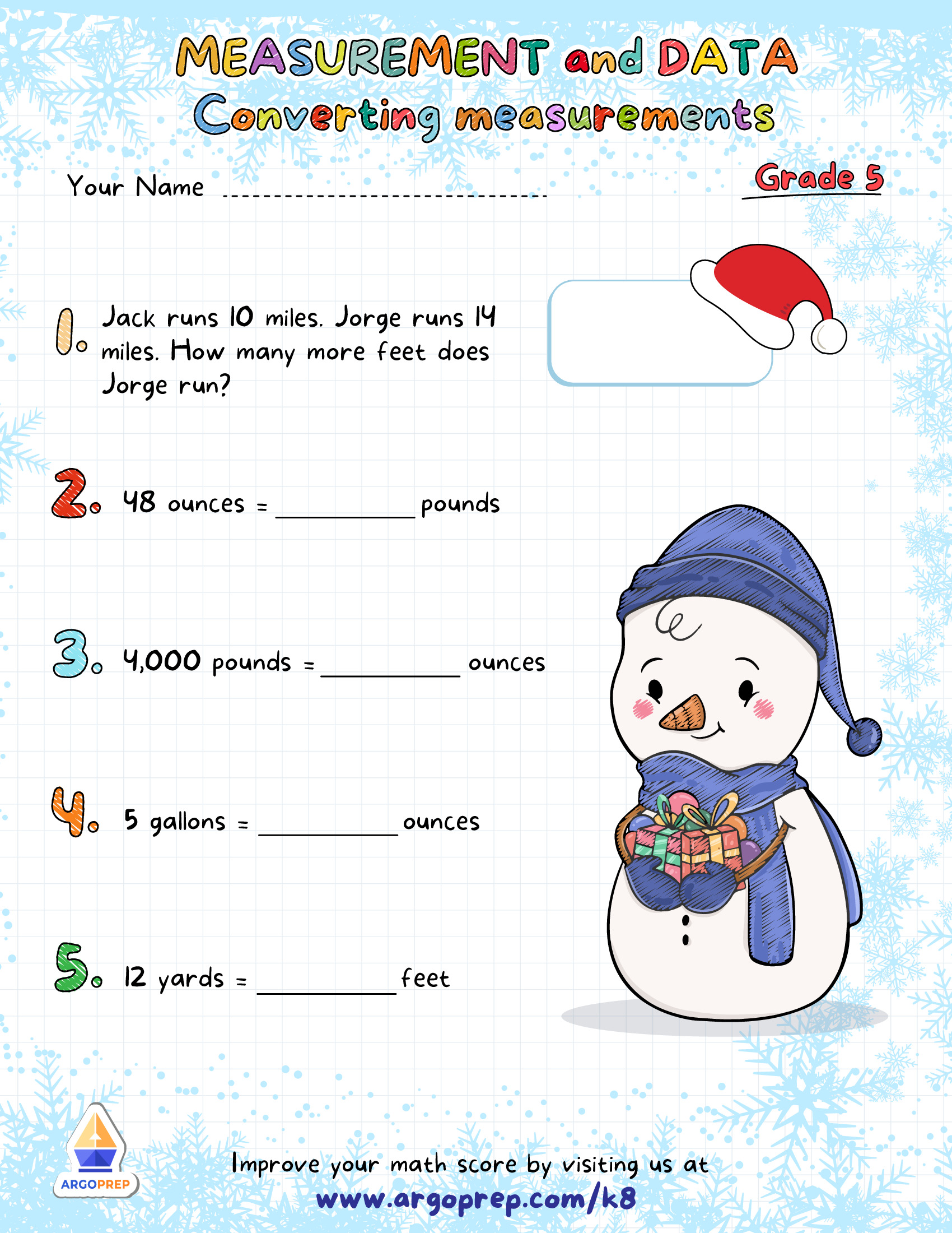 Snowmen, Presents, and Measurement - img