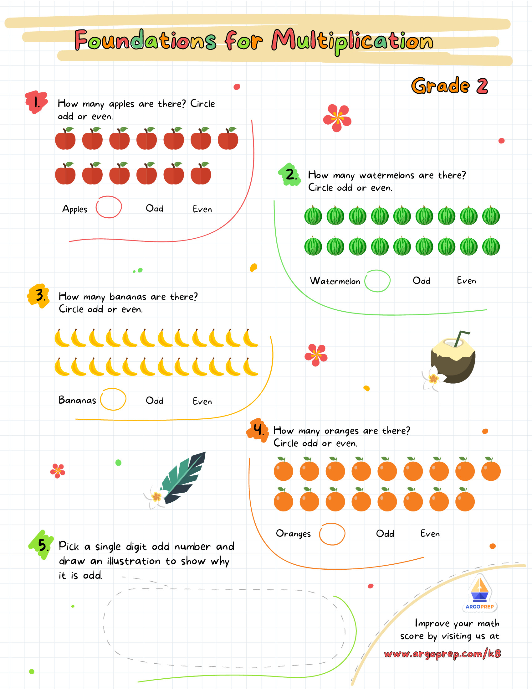 odd and even numbers worksheets