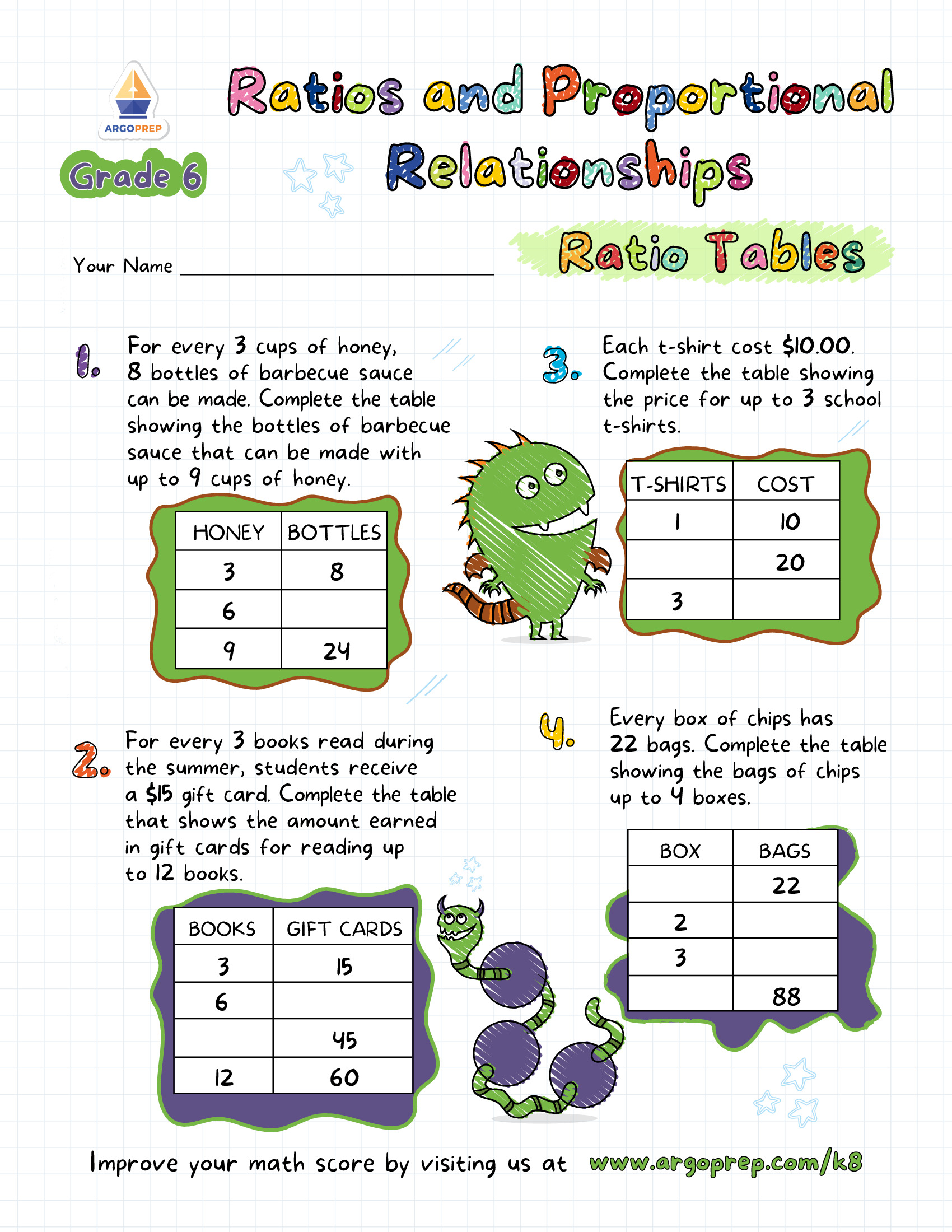 Ratio Tables Aren’t Extinct! - img