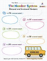 School Days and Rational and Irrational Numbers - img