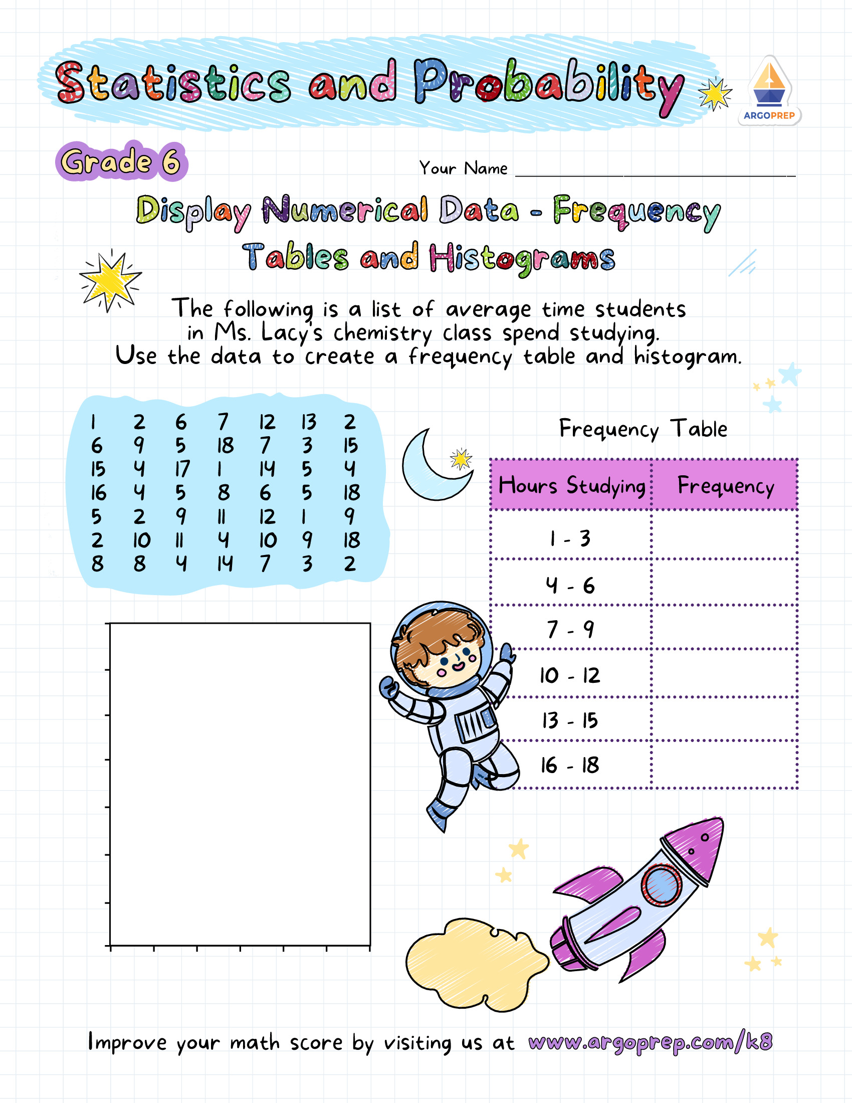 Data, Frequency Tables and Histograms with the Stars - img