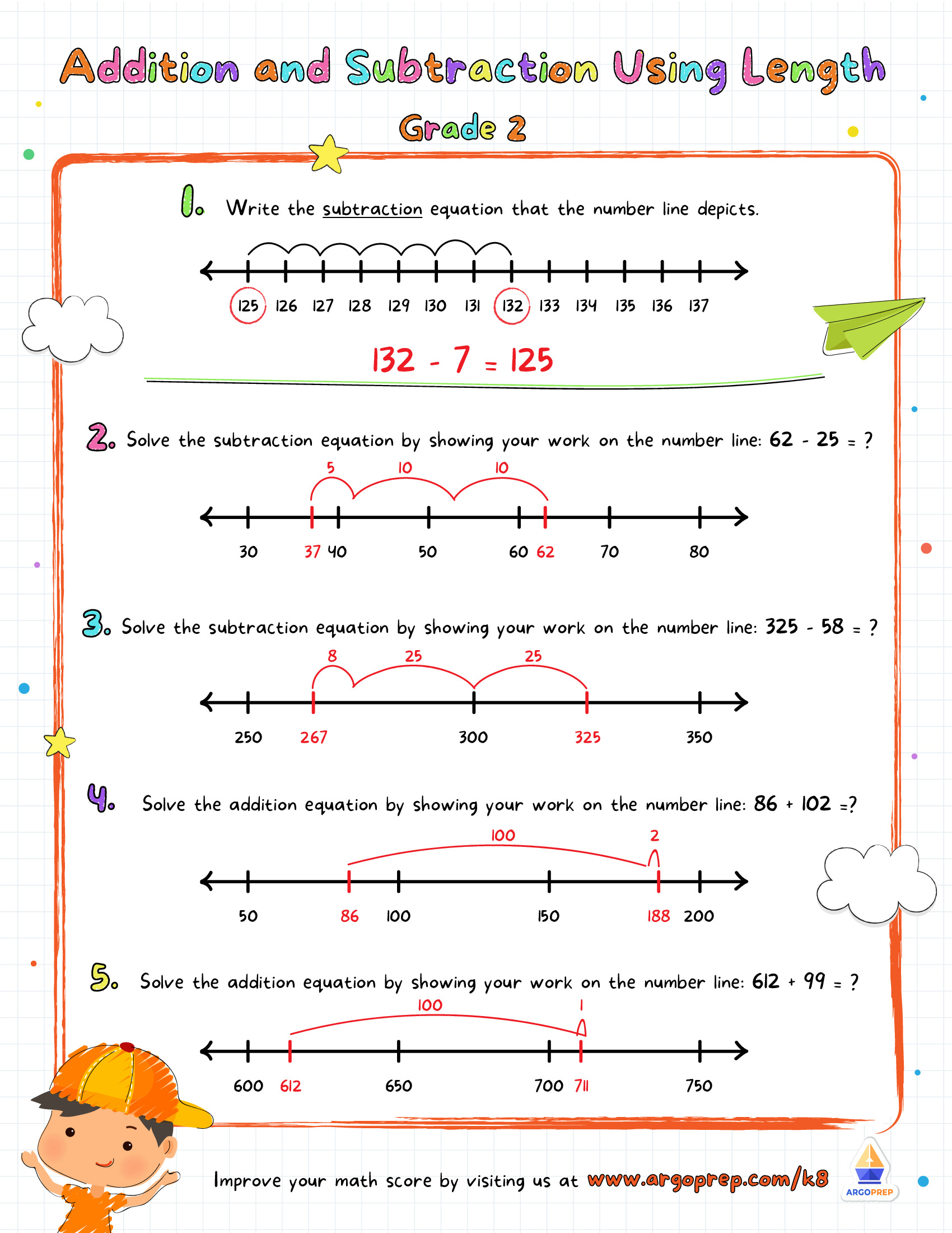 Adding and Subtracting Using a Number Line - ArgoPrep