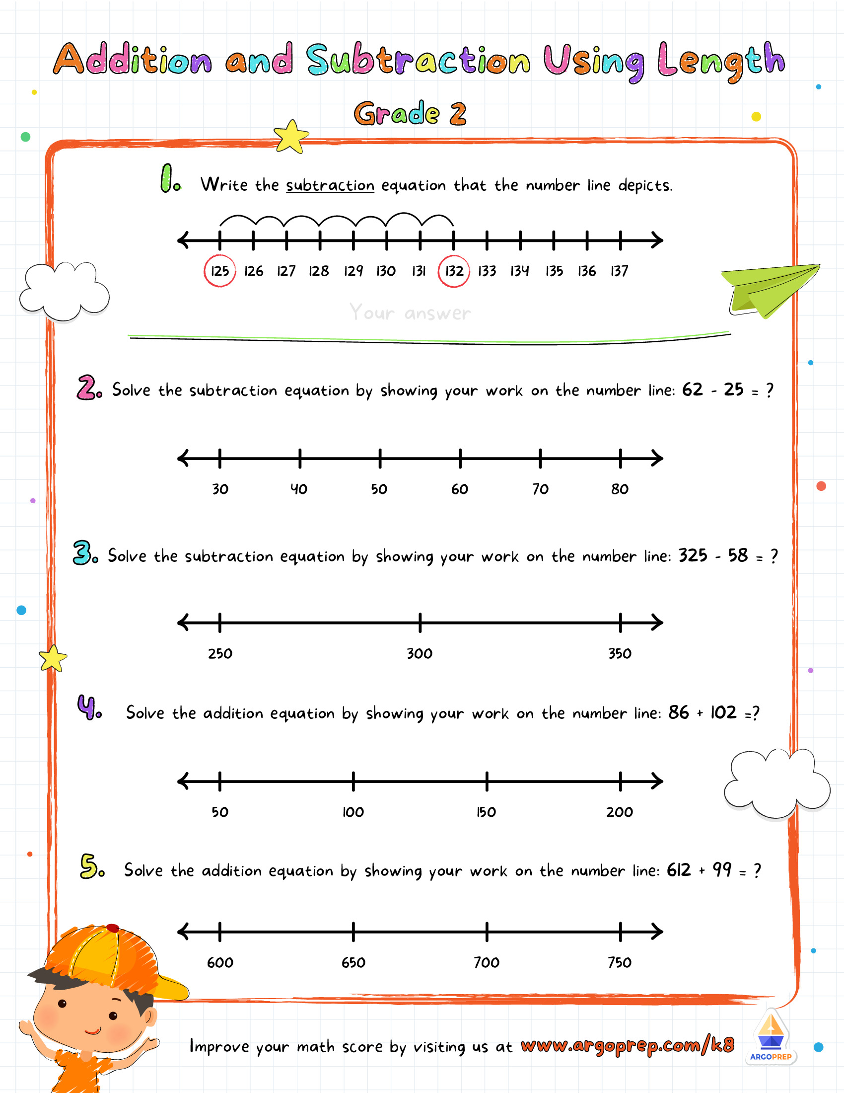 Adding and Subtracting Using a Number Line - img