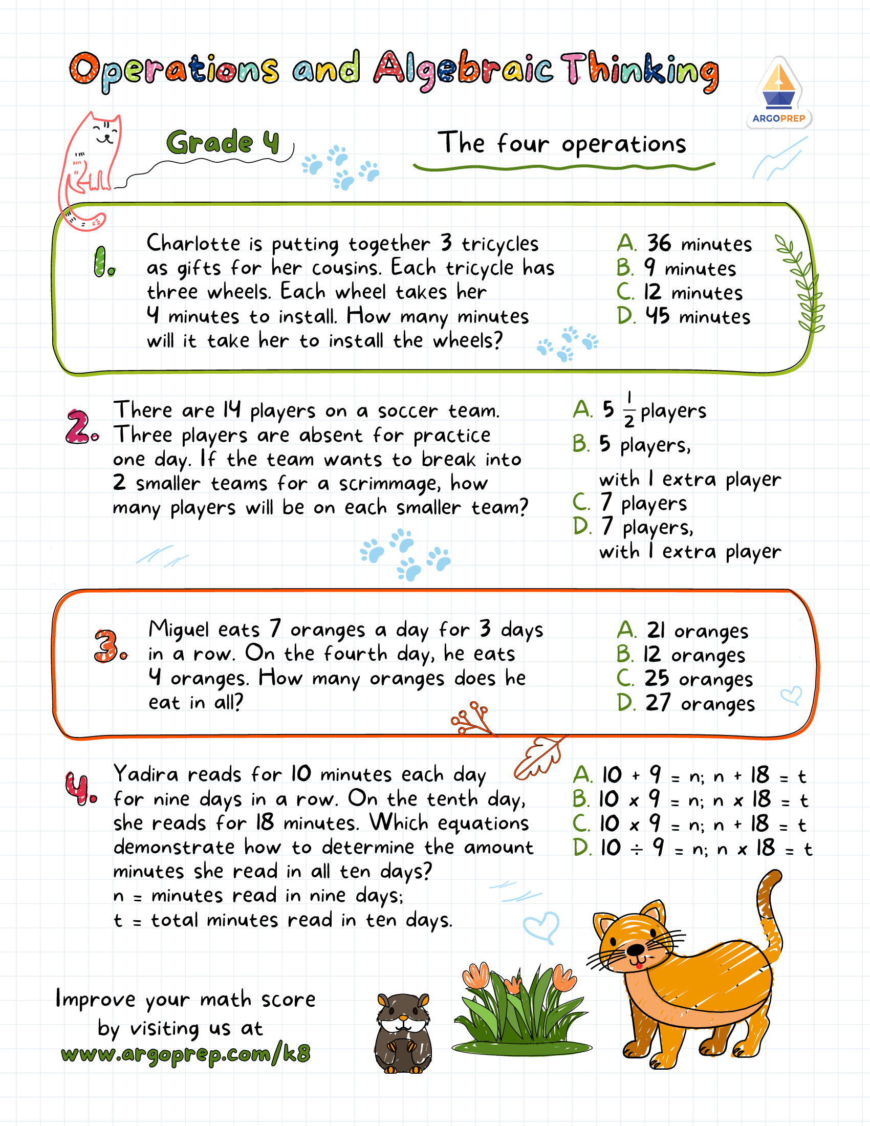 Animals and Algebraic Thinking - img