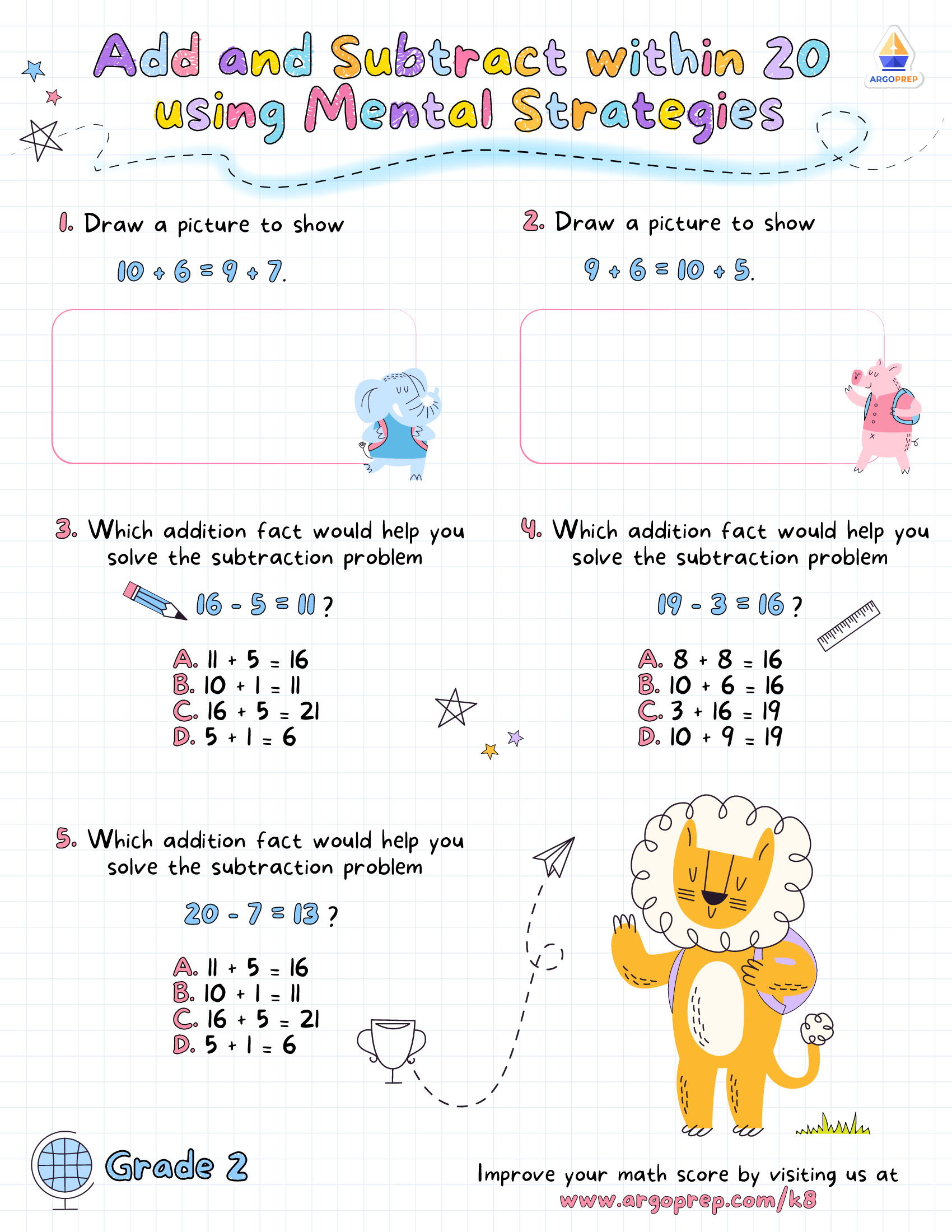 Add and Subtract with Mental Math - img