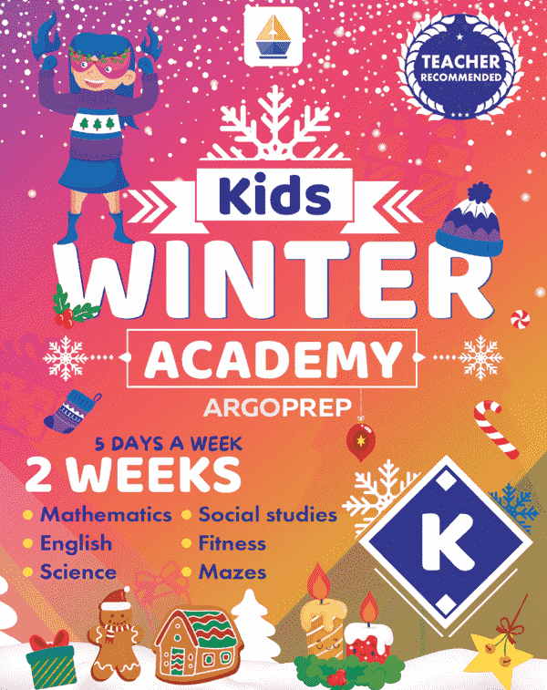 Kids Winter Academy by ArgoPrep: Kindergarten