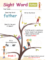 Sight Words - "Father"