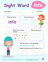 Sight Words - "into"