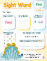 Sight Words - "find"