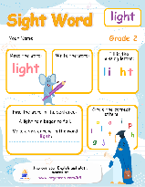 Sight Words - "light"