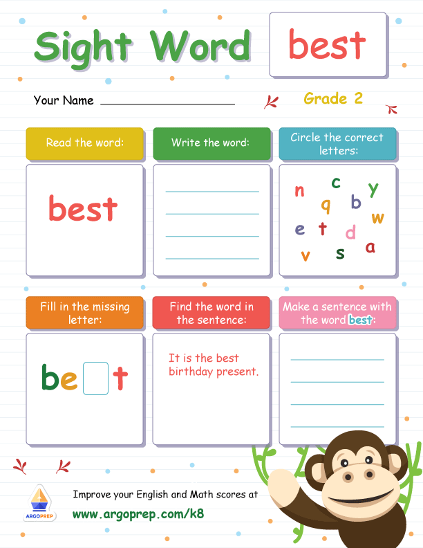 Best Way To Learn Sight Words