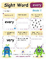 Sight Words - "every"