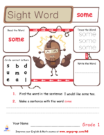 Sight Words - "some"