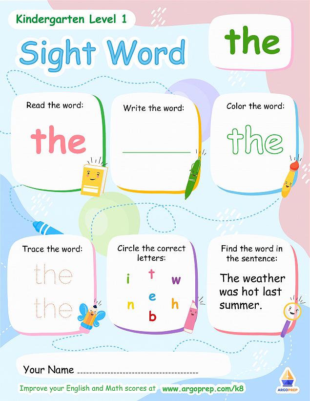 “The” Best Way to Practice Sight Words - img