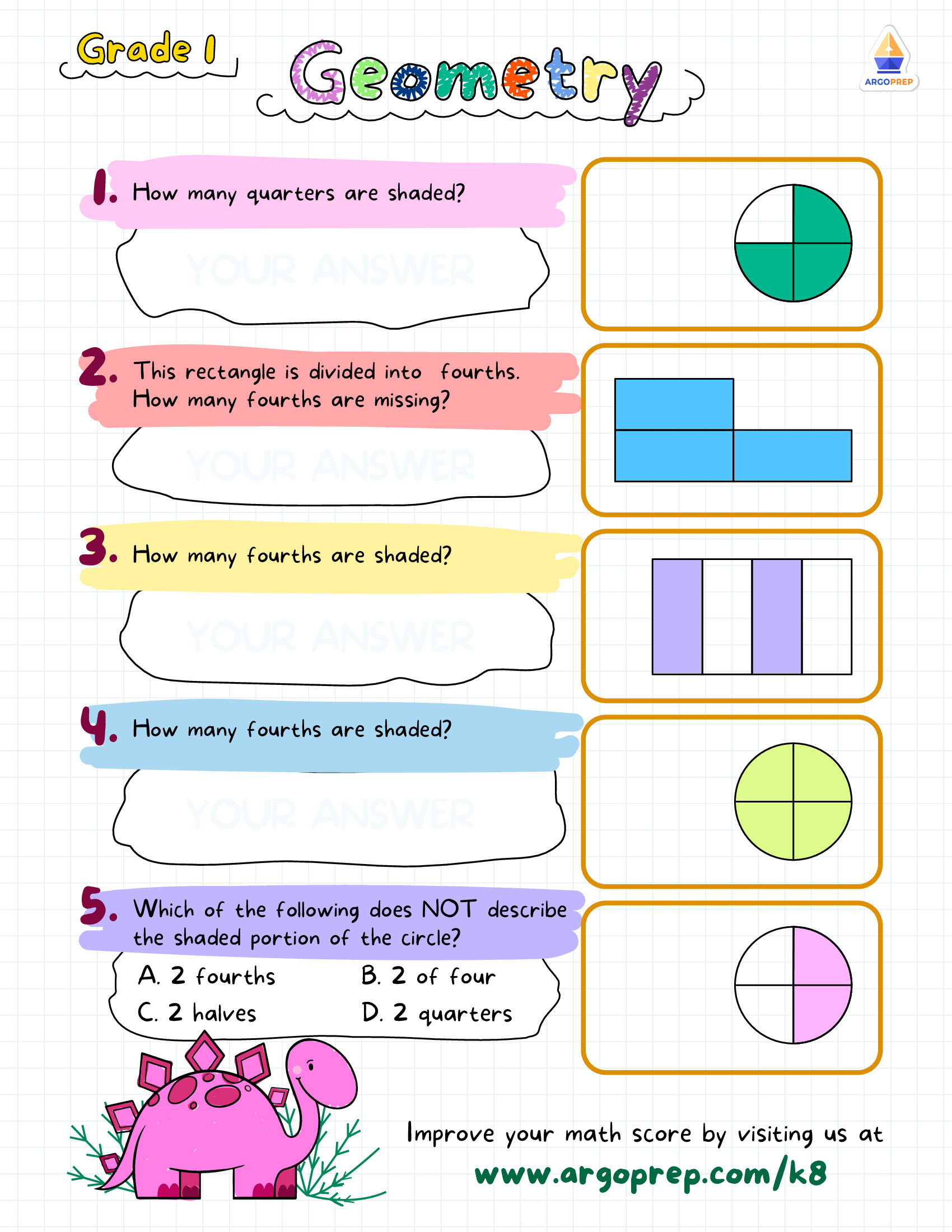 Identifying Shaded Fractions - img