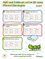 Caterpillar Addition and Subtraction - img