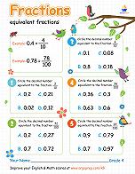 Equivalent Decimals and Fractions - img
