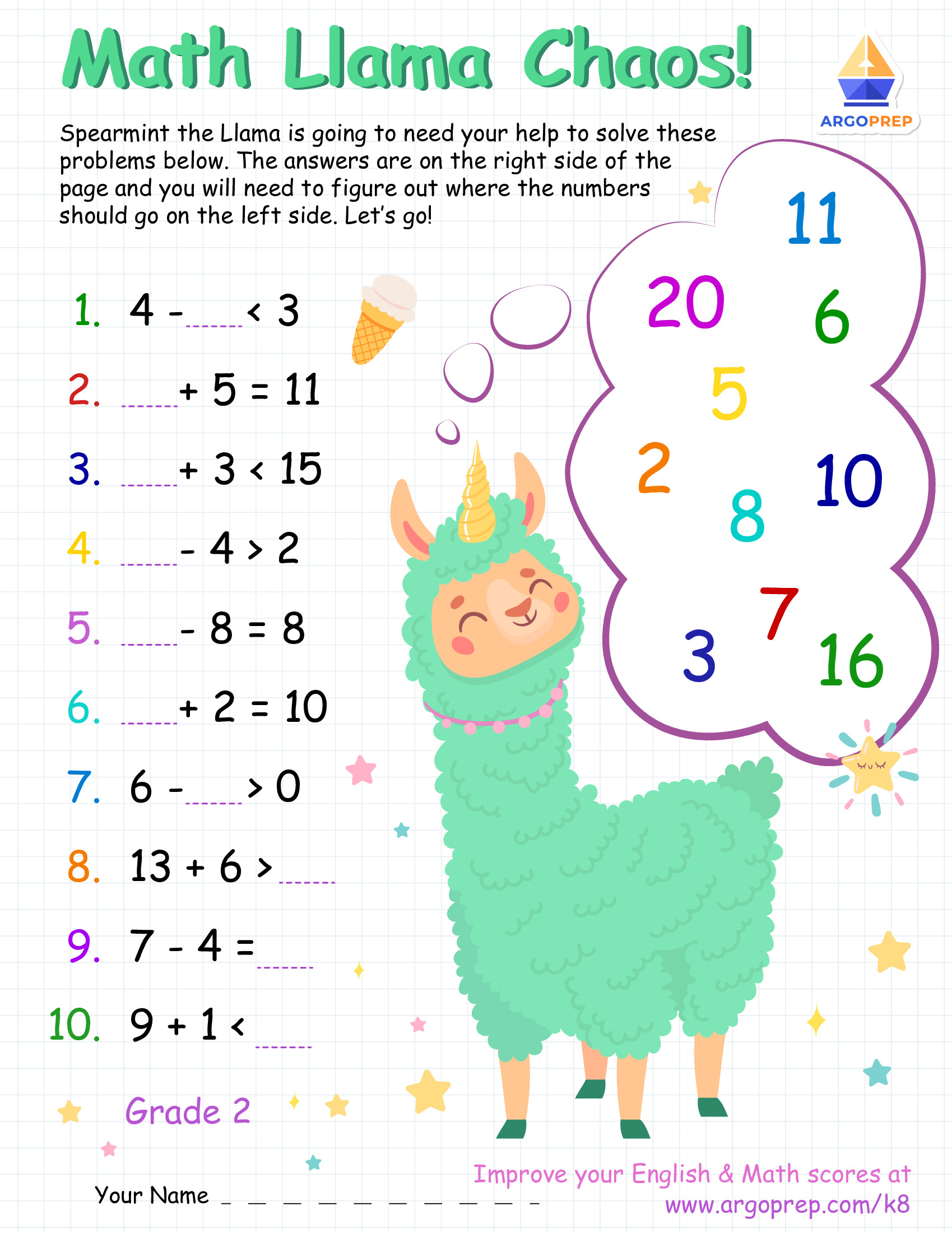 Calm the Equation Chaos with Spearmint the Llama - img