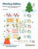 Addition Match with Holiday Fun and Yummys - img