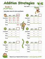 Four Little Monkeys with Addition Strategies - img