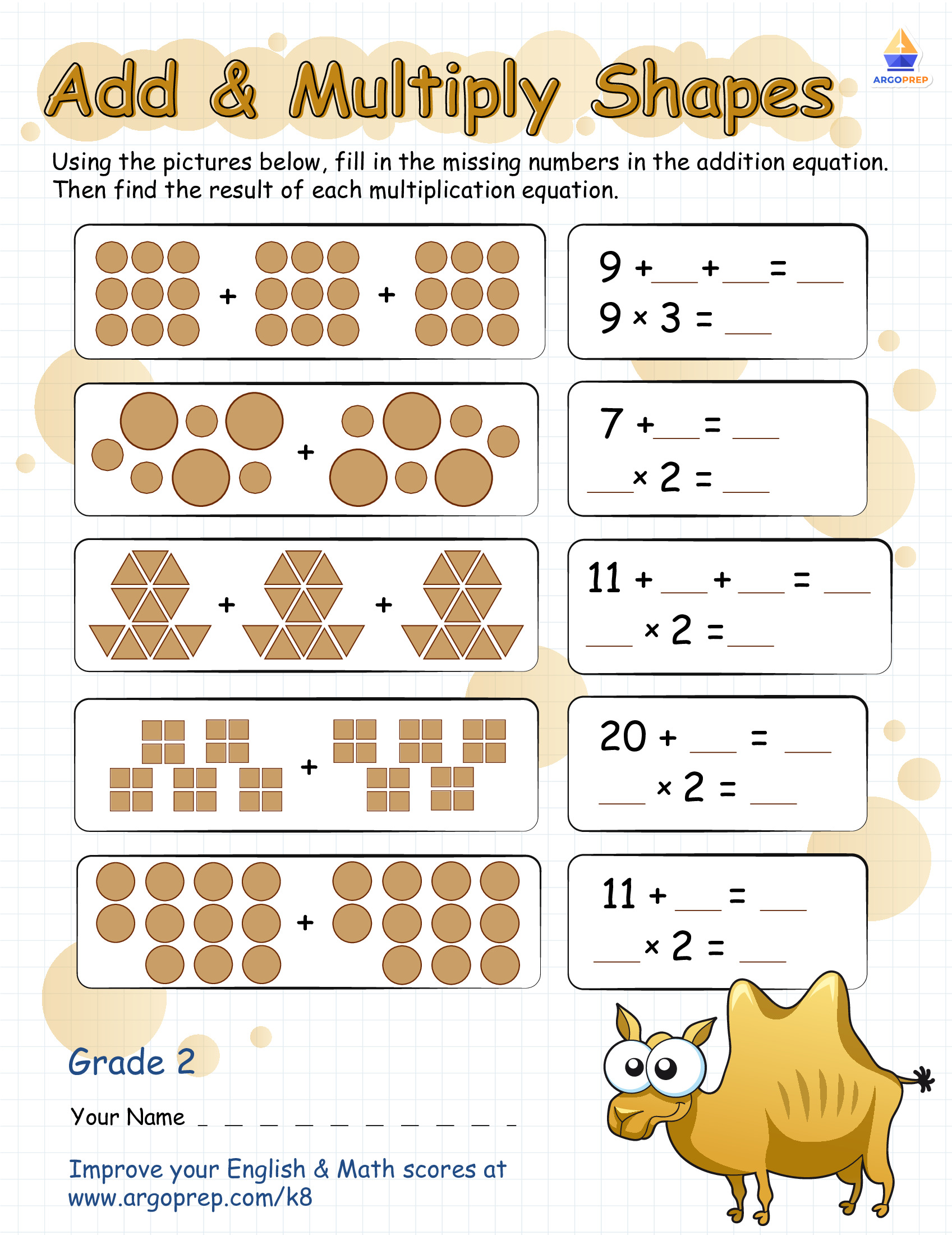 Camilla Camel Adds & Multiplies - img