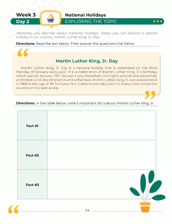 1st Grade Social Studies Daily Practice Workbook ArgoPrep