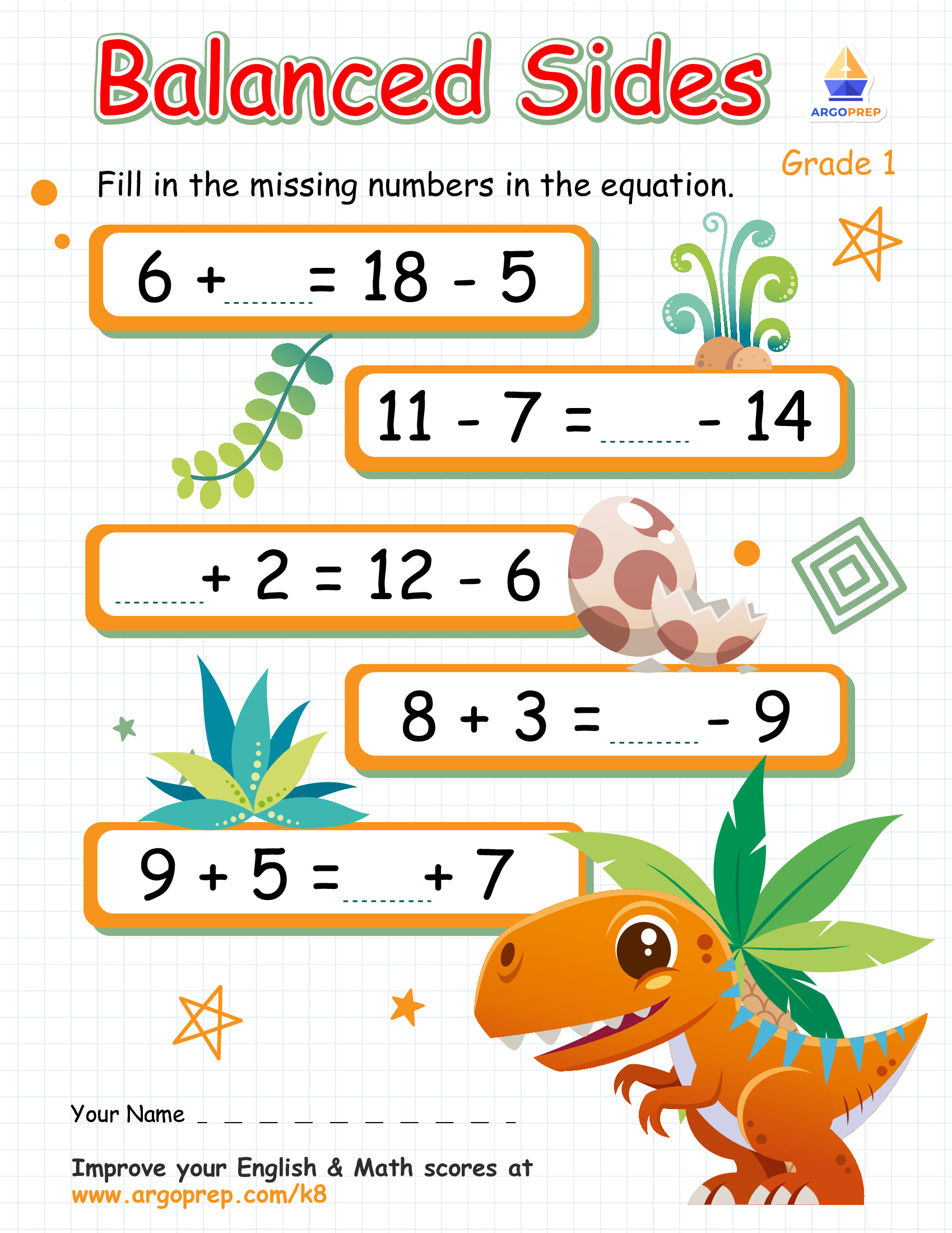 Balanced Equations with Allosaurus Awesomenus - img