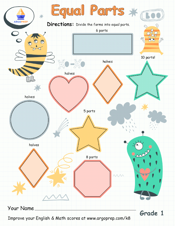 Identify Shapes - Grade 1 - ArgoPrep