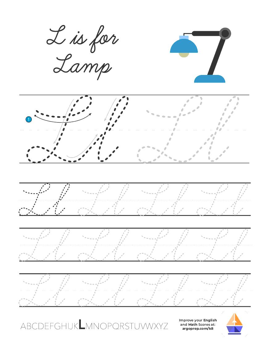 Cursive L - ArgoPrep