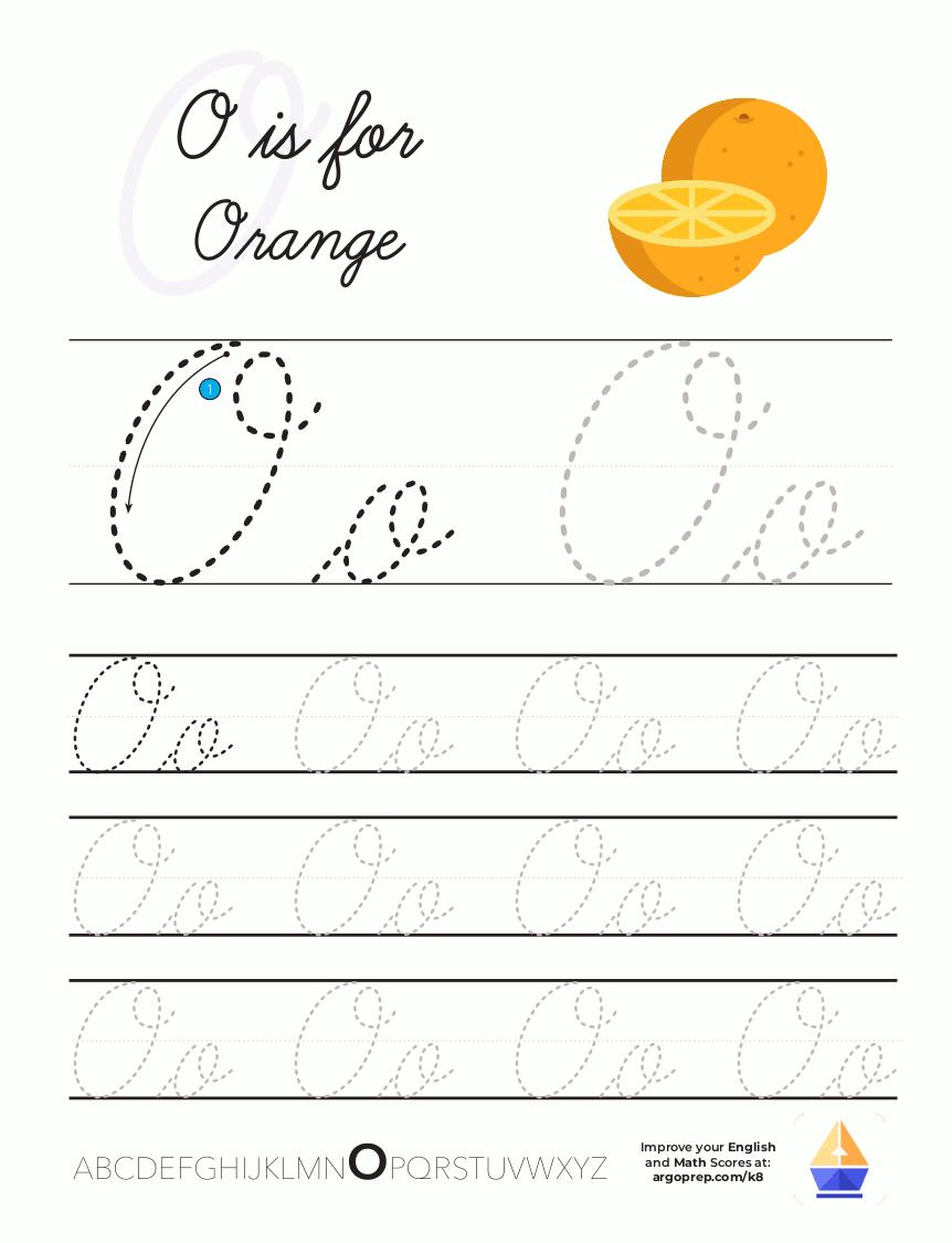 Cursive O image