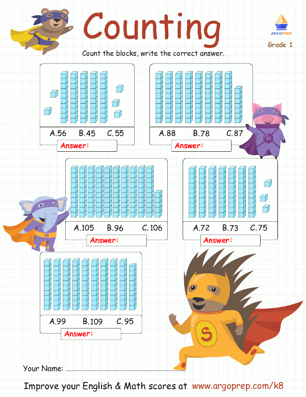 Multiple-Choice Super-Counting! - ArgoPrep