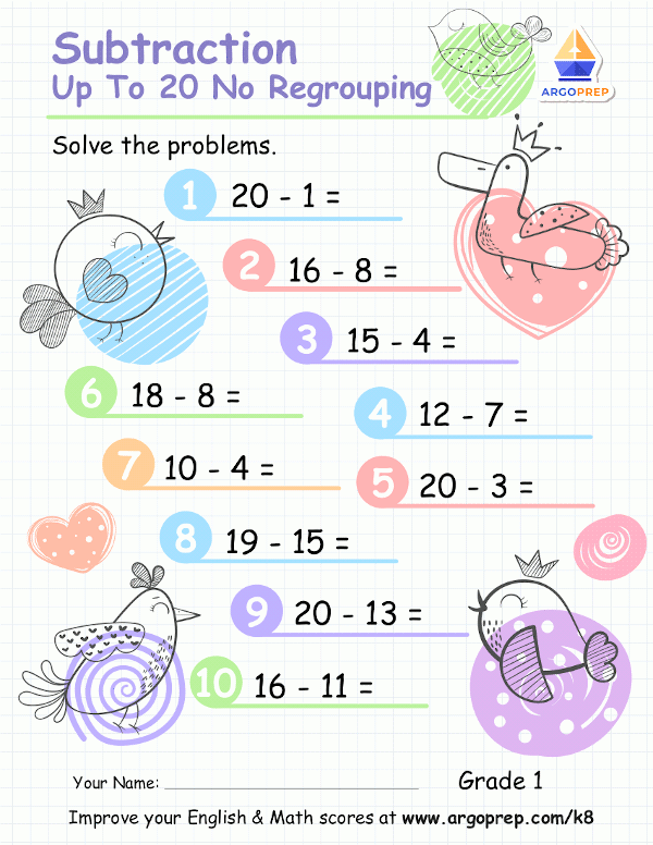 Subtraction- Never Fear When Math Geniuses are Here - ArgoPrep