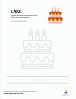 K 1gr Cake Tracing image