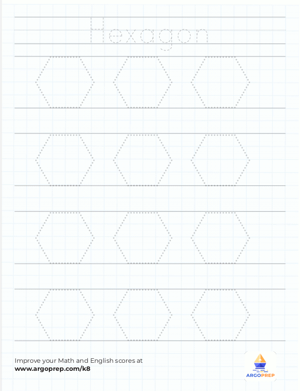 Hexagon Tracing ArgoPrep