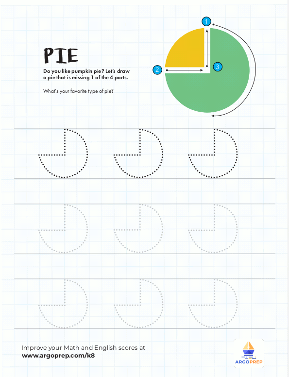 Pie Tracing ArgoPrep