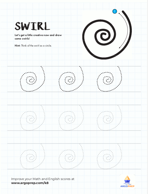 Swirl Tracing - ArgoPrep