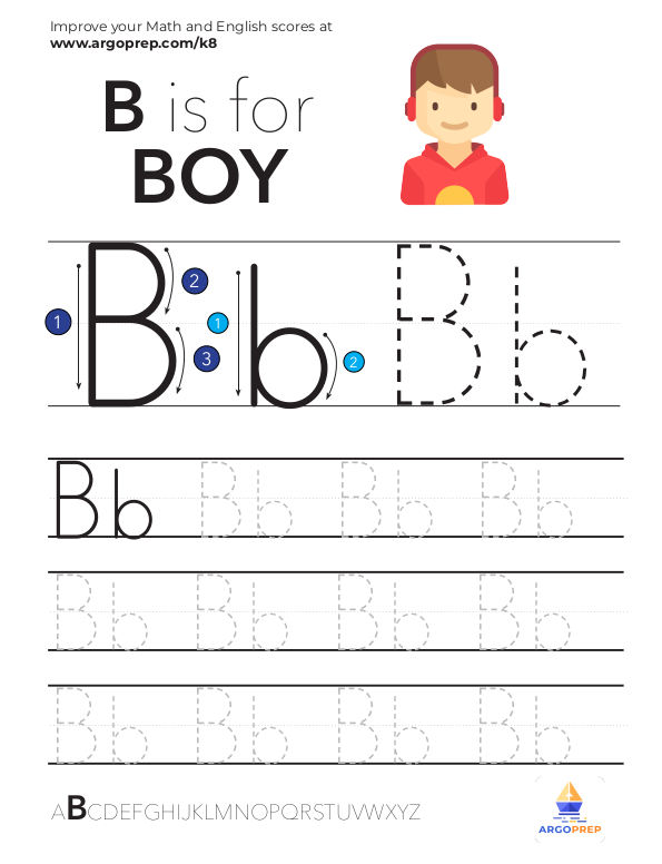 Letter B, B - The Letter B