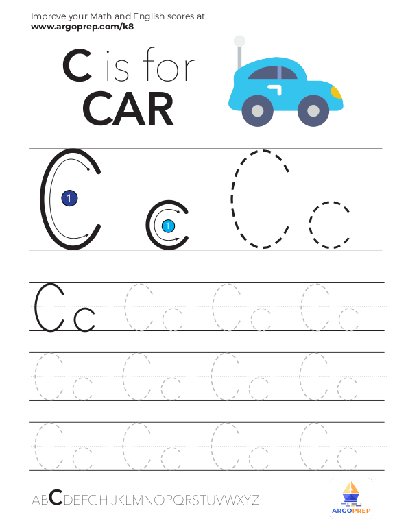 Trace Letter “C” - img